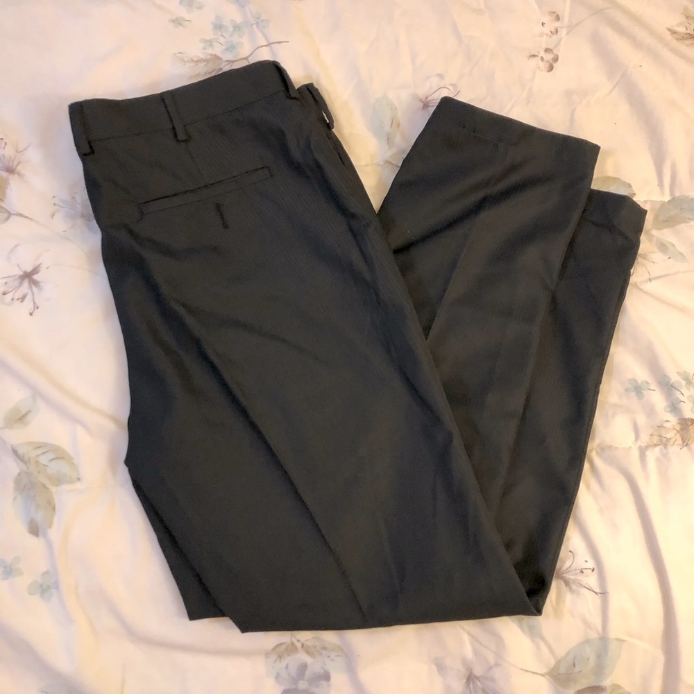 Dark gray/black Men’s Dress Slacks 38 Waist